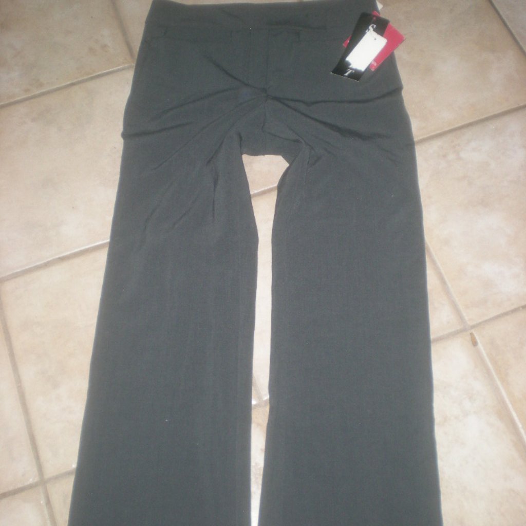 Focus 2000 Brand Pants Slacks Dress Size 4 Dk Charcoal Nwt